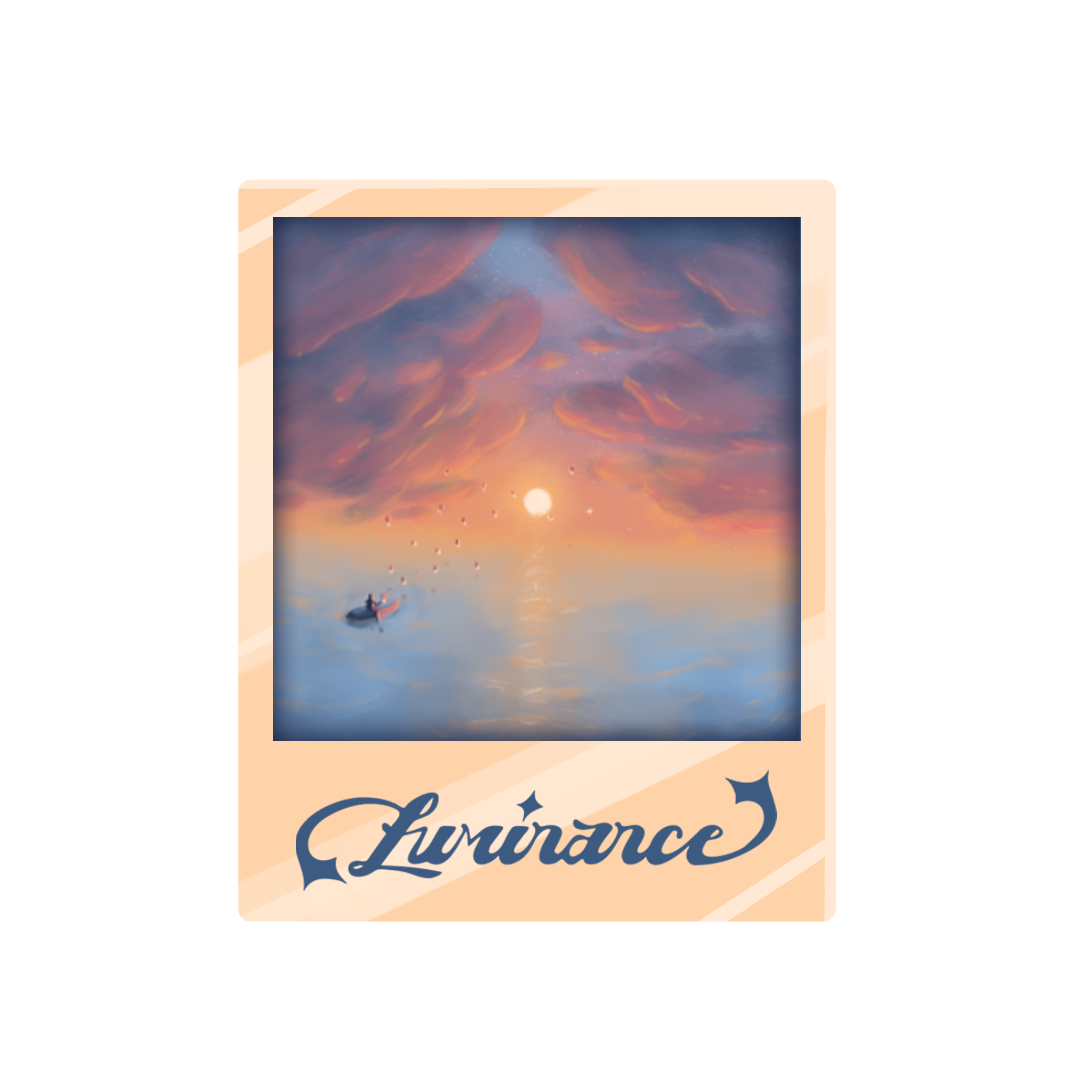 Luminance Polaroid Sticker To Print